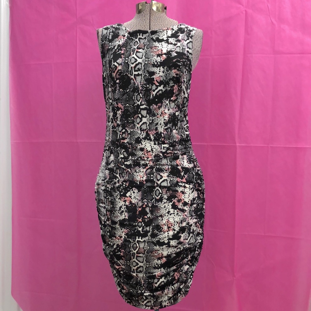 Thalia Sodi Rouged Bodycon Dress